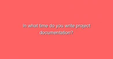 in what time do you write project documentation 5862