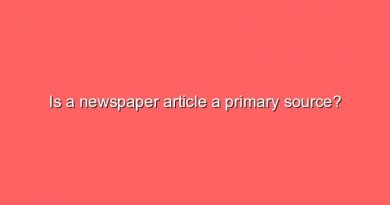 is a newspaper article a primary source 8037