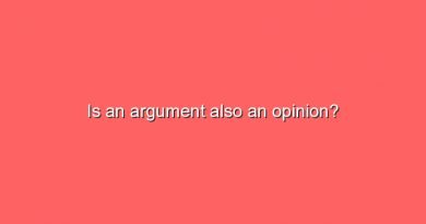 is an argument also an opinion 6688