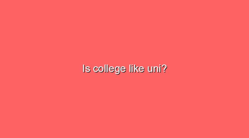 is college like uni 6793