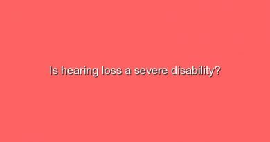 is hearing loss a severe disability 7549