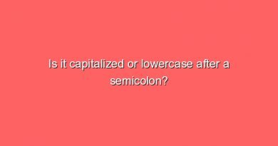 is it capitalized or lowercase after a semicolon 8597