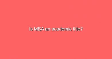 is mba an academic title 10414
