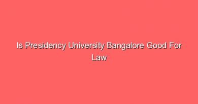 is presidency university bangalore good for law 12453