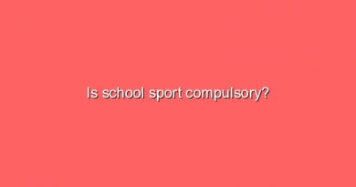is school sport compulsory 11545