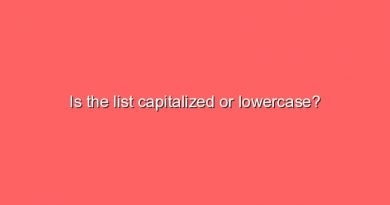 is the list capitalized or lowercase 7829