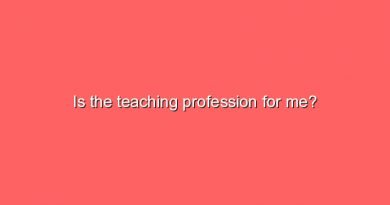 is the teaching profession for me 9455