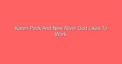karen peck and new river god likes to work 17221