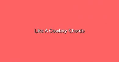 like a cowboy chords 20047