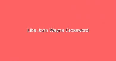 like john wayne crossword 20089