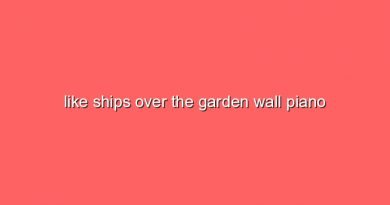like ships over the garden wall piano 20102