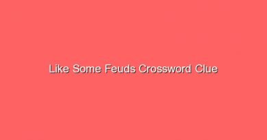 like some feuds crossword clue 17963