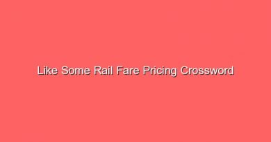 like some rail fare pricing crossword 17496