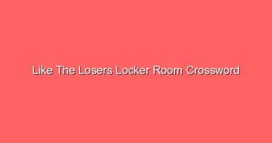 like the losers locker room crossword 17978