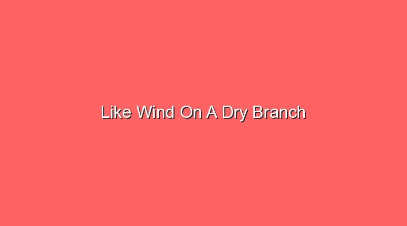 like wind on a dry branch 17097