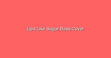 lips like sugar bass cover 20128