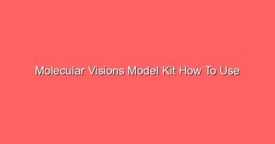 molecular visions model kit how to use 21086