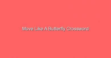 move like a butterfly crossword 20196