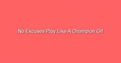 no excuses play like a champion gif 20206