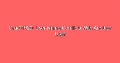 ora 01920 user name conflicts with another user or role name 16993