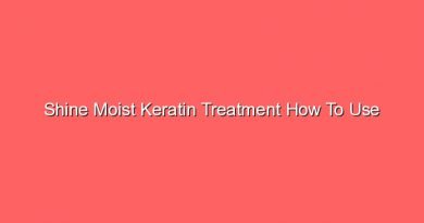 shine moist keratin treatment how to use 21106