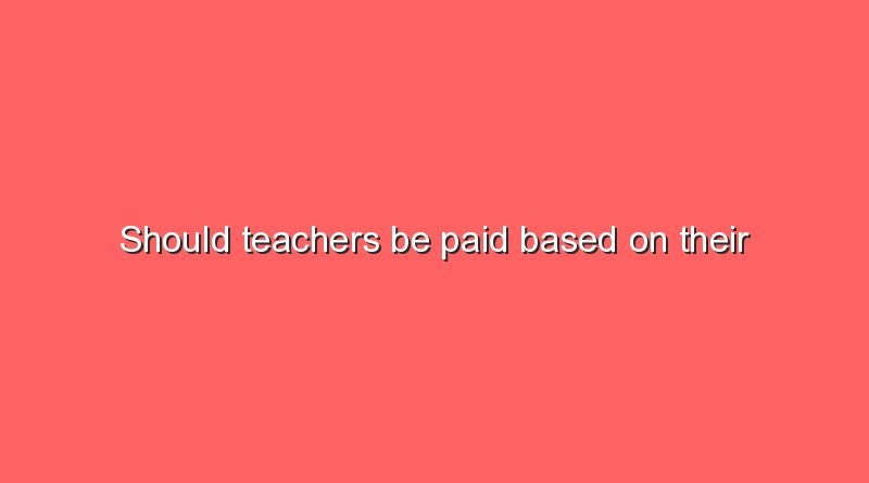 Should Sunday School Teachers Be Paid