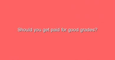 should you get paid for good grades 8263