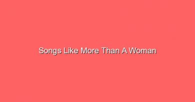 songs like more than a woman 20339