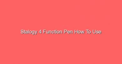 stalogy 4 function pen how to use 21112