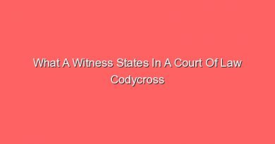 what a witness states in a court of law codycross 12566