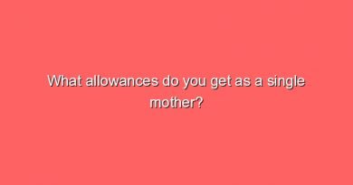 what allowances do you get as a single mother 8622