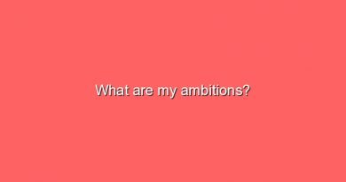 what are my ambitions 9881