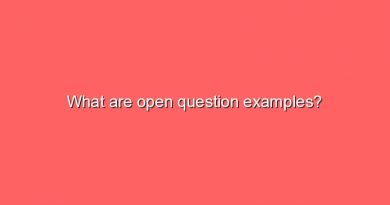 what are open question examples 7298