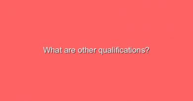 what are other qualifications 6184