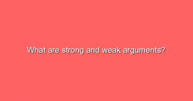what are strong and weak arguments 5840