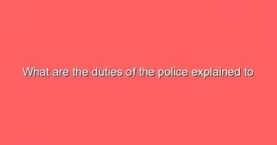 what are the duties of the police explained to children 10405