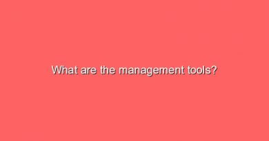 what are the management tools 7894