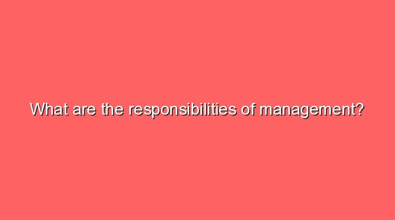 what are the responsibilities of management 10037