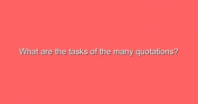 what are the tasks of the many quotations 6719