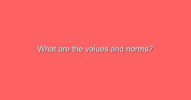 what are the values and norms 6988