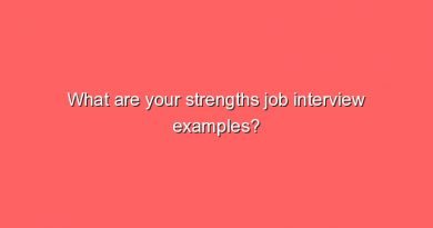 what are your strengths job interview examples 10713
