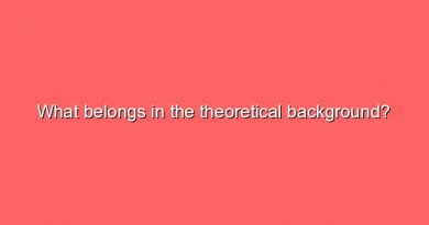 what belongs in the theoretical background 2 8108