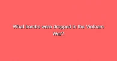 what bombs were dropped in the vietnam war 7461