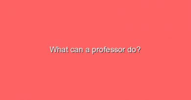what can a professor do 5535