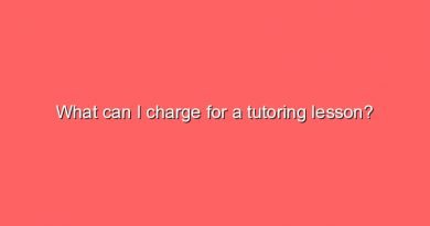 what can i charge for a tutoring lesson 11604