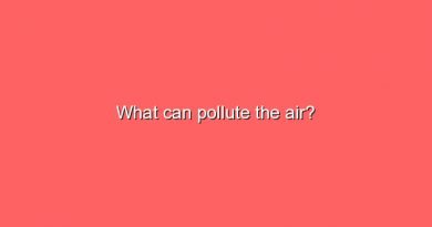 what can pollute the air 8908
