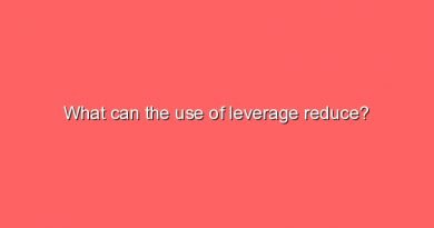 what can the use of leverage reduce 9395