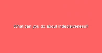 what can you do about indecisiveness 11054