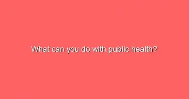 what can you do with public health 10947