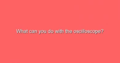 what can you do with the oscilloscope 10894